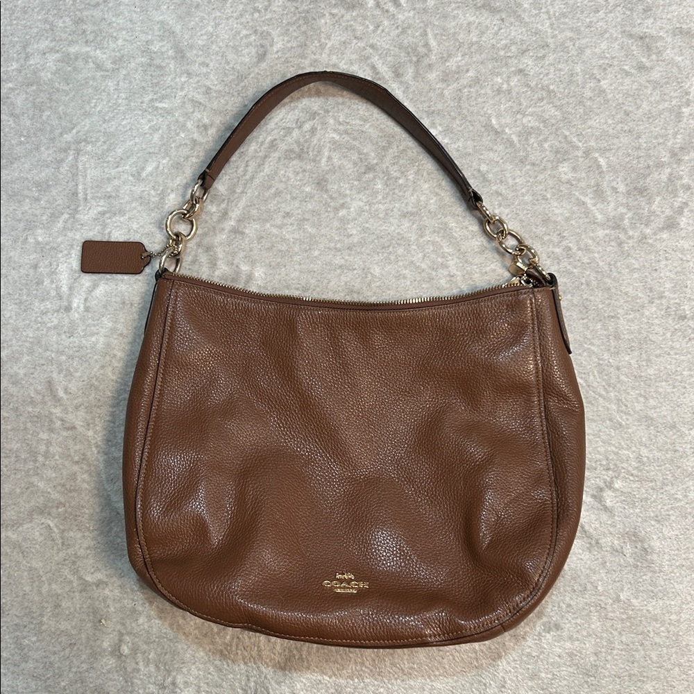 Coach Brown Leather Shoulder Bag